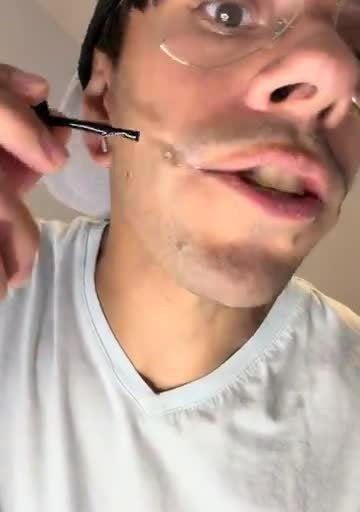 Scar serum applied on skin